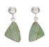 Sterling Silver Jewelry And Turquoise Post Dangle Earrings PX32543